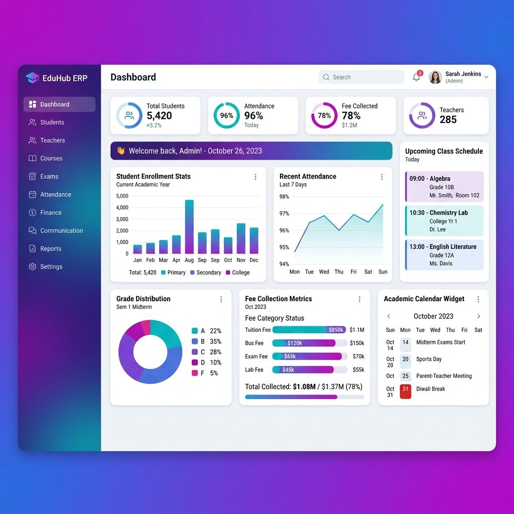 EduManage - School & College ERP