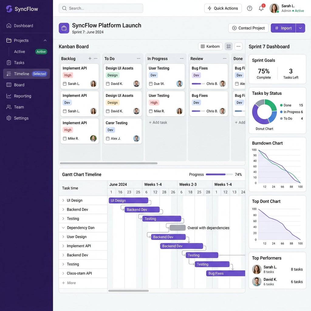 TaskForge Project Hub