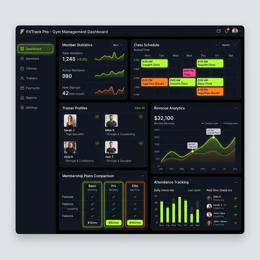 IronFit - Gym Management System