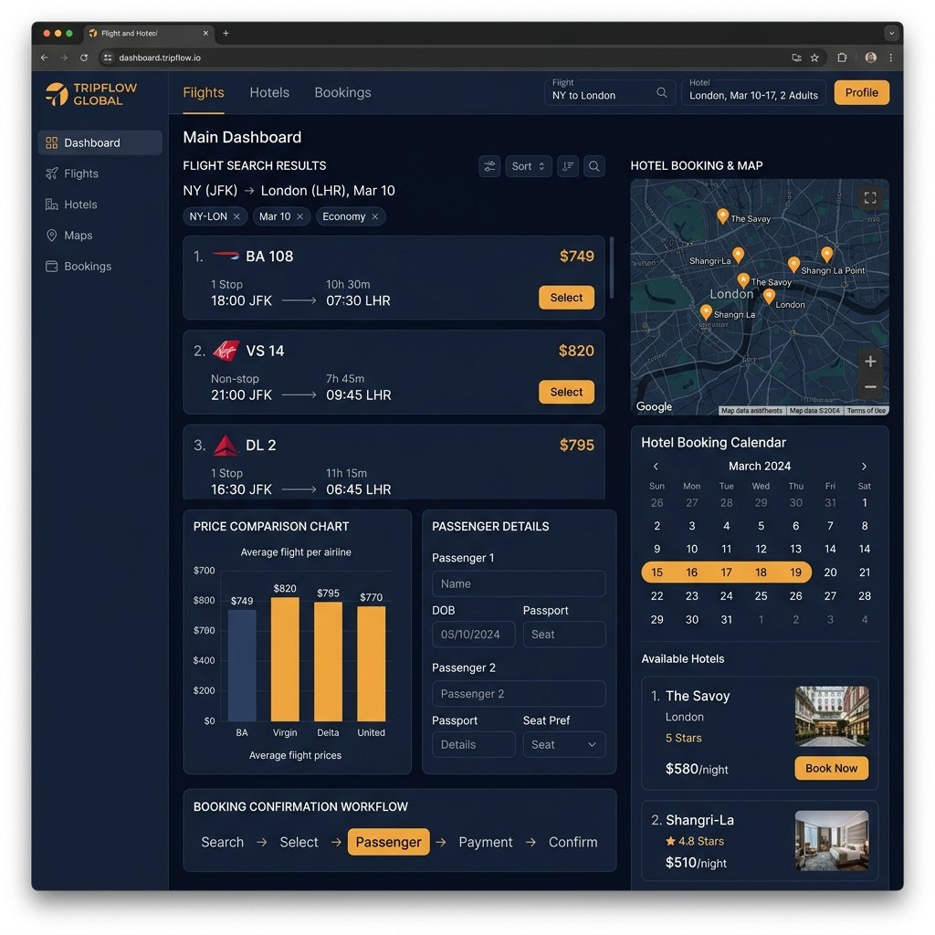 SkyRoute - Flight & Hotel Reservations