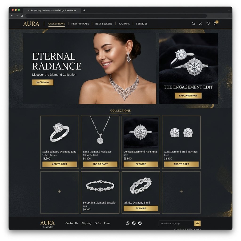 LuxeGems - Luxury Jewelry Store